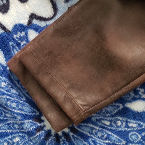 MAX STUDIO faux-leather leggings - Picture 6 of 9